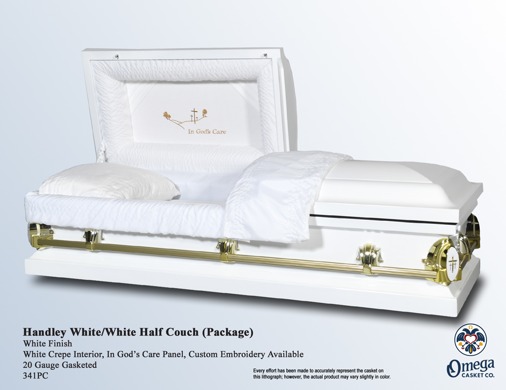 Handley White White Half Couch (Package)